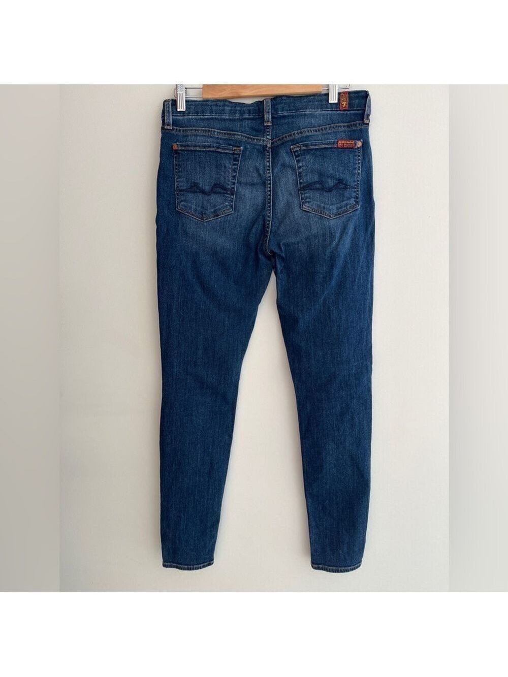 7 SEVEN FOR ALL MANKIND Gwenevere Jeans Skinny Five Pocket Classic Casual Sz 30